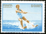 Panama 1964 Water skiing-Stamps-Panama-Mint-StampPhenom