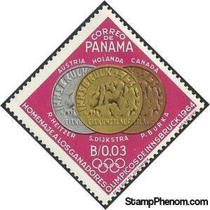 Panama 1964 Women's Figure Skating-Stamps-Panama-Mint-StampPhenom