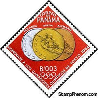 Panama 1965 Double Kayak-Stamps-Panama-Mint-StampPhenom