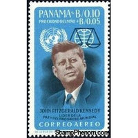 Panama 1965 John F. Kennedy (1917-1963)-Stamps-Panama-Mint-StampPhenom