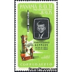 Panama 1965 John F. Kennedy, Launching at Cape Kennedy-Stamps-Panama-Mint-StampPhenom