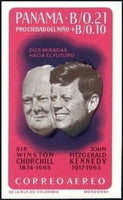 Panama 1965 John F. Kennedy and Winston Churchill-Stamps-Panama-Mint-StampPhenom