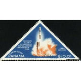 Panama 1965 Launching of Titan II rocket, Gemini capsule-Stamps-Panama-Mint-StampPhenom