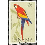 Panama 1965 Scarlet Macaw (Ara macao)-Stamps-Panama-Mint-StampPhenom