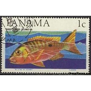 Panama 1965 Southern Red Snapper (Lutjanus aya)-Stamps-Panama-Mint-StampPhenom