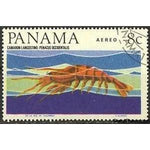 Panama 1965 Western White Shrimp (Penaeus occidentalis)-Stamps-Panama-Mint-StampPhenom