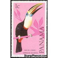 Panama 1965 White-throated Toucan (Ramphastos tucanus)-Stamps-Panama-Mint-StampPhenom