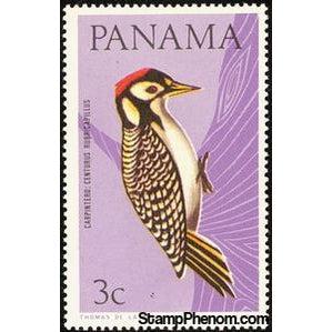 Panama 1965 Woodpecker ("Centurus rubricapillus")-Stamps-Panama-Mint-StampPhenom