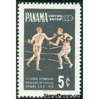 Panama 1966 Boxing Surcharged-Stamps-Panama-Mint-StampPhenom