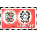 Panama 1966 Coat of Arms Panama and Italy-Stamps-Panama-Mint-StampPhenom