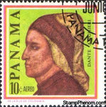 Panama 1966 Dante Alighieri (1265-1321)-Stamps-Panama-Mint-StampPhenom