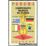 Panama 1966 Flags of Uruguay, Germany, Italy, Brazil and the Jules Rimet-Stamps-Panama-Mint-StampPhenom