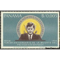 Panama 1966 John F. Kennedy (1917-1963)-Stamps-Panama-Mint-StampPhenom