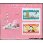 Panama 1966 John F. Kennedy, UN Headquartes, Map-Stamps-Panama-Mint-StampPhenom