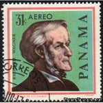 Panama 1966 Richard Wagner (1813-1883)-Stamps-Panama-Mint-StampPhenom