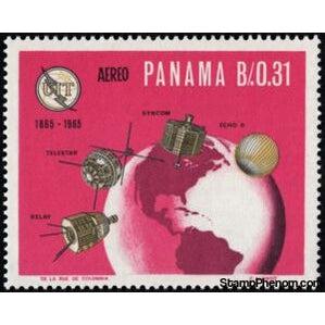 Panama 1966 Satellites over Globe-Stamps-Panama-Mint-StampPhenom