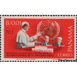 Panama 1966 Speech by Pope Paul VI at the General Assembly of the United-Stamps-Panama-Mint-StampPhenom