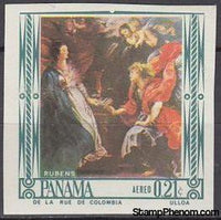 Panama 1966 The Annunciation by Peter Paul Rubens-Stamps-Panama-Mint-StampPhenom