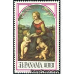 Panama 1966 The Beautiful Gardener, Raffaello Santi (1483-1520)-Stamps-Panama-Mint-StampPhenom