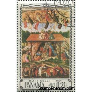 Panama 1966 The Mystical Nativity, Sandro Botticelli-Stamps-Panama-Mint-StampPhenom