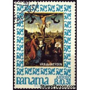 Panama 1967 Christ on Cross by Rogier van der Weyden-Stamps-Panama-StampPhenom