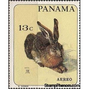 Panama 1967 European Hare (Lepus europaeus)-Stamps-Panama-StampPhenom