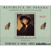 Panama 1967 Self Portrait of Rembrandt-Stamps-Panama-StampPhenom