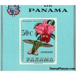 Panama 1967 White-necked Jacobin (Florisuga mellivora), Laelia hybr.-Stamps-Panama-StampPhenom