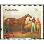 Panama 1968 "American Eclipse" (Equus ferus caballus), by Alvan Fisher-Stamps-Panama-Mint-StampPhenom