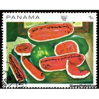 Panama 1968 Diego Rivera: melons-Stamps-Panama-Mint-StampPhenom