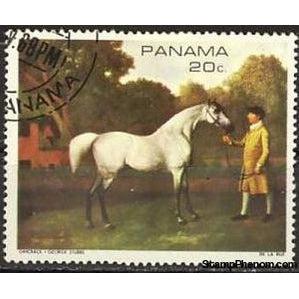 Panama 1968 "Gimcrack" (Equus ferus caballus), by George Stubbs-Stamps-Panama-Mint-StampPhenom