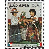 Panama 1968 Girls from Panama and Mexico in traditional costumes-Stamps-Panama-Mint-StampPhenom