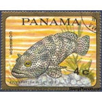 Panama 1968 Greasy Grouper (Epinephelus elongatus)-Stamps-Panama-Mint-StampPhenom