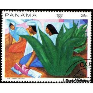 Panama 1968 Jose Clemente Orozco: Women-Stamps-Panama-Mint-StampPhenom