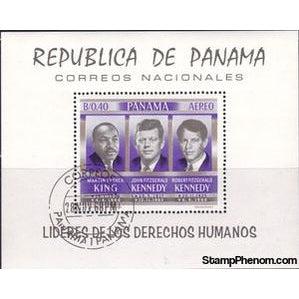 Panama 1968 Martin Luther King, John F. and Robert F. Kennedy-Stamps-Panama-Mint-StampPhenom