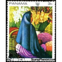 Panama 1968 Miguel Covarrubias: Flower Seller-Stamps-Panama-Mint-StampPhenom