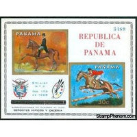 Panama 1968 Olympic Equestrian Events-Stamps-Panama-Mint-StampPhenom