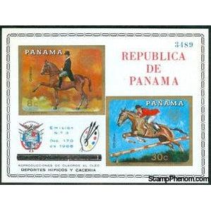 Panama 1968 Olympic Equestrian Events-Stamps-Panama-Mint-StampPhenom