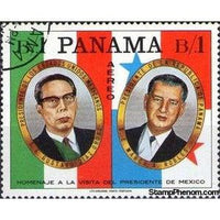 Panama 1968 Presidents Gustavo Diaz Ordaz and Marco A. Robles-Stamps-Panama-Mint-StampPhenom