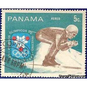 Panama 1968 Skier-Stamps-Panama-Mint-StampPhenom