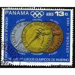 Panama 1968 Speed Skating (1500 m): Muslonen, Geijssen, Kaiser-Stamps-Panama-Mint-StampPhenom