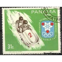 Panama 1968 Two-man bobsled-Stamps-Panama-Mint-StampPhenom