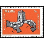 Panama 1969 Map of Panama and Ruins-Stamps-Panama-Mint-StampPhenom