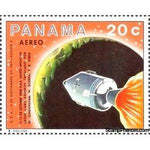 Panama 1969 US, Saturn V / Apollo 7-Stamps-Panama-Mint-StampPhenom