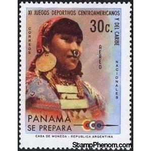 Panama 1970 San Blas Indian Girl-Stamps-Panama-Mint-StampPhenom