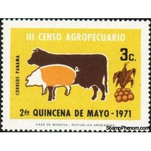 Panama 1971 Cow, Pig-Stamps-Panama-Mint-StampPhenom