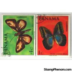 Panama Butterflies , 2 stamps