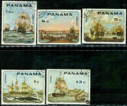 Panama Ships , 5 stamps