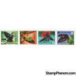 Papua New Guinea Butterflies , 4 stamps