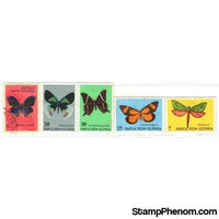 Papua New Guinea Butterflies , 5 stamps